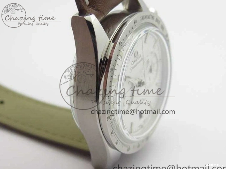 1221 Speedmaster ’57 Co-Axial OMF 1:1 Best Edition White Dial Silver Markers A9300 (Free Leather Strap) Efficient 8133